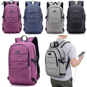 2X Anti Theft Laptop Backpack Business Bag Unisex